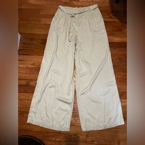 NWT June &‎ Hudson Khaki Wide Leg Dress Pants XL Pockets